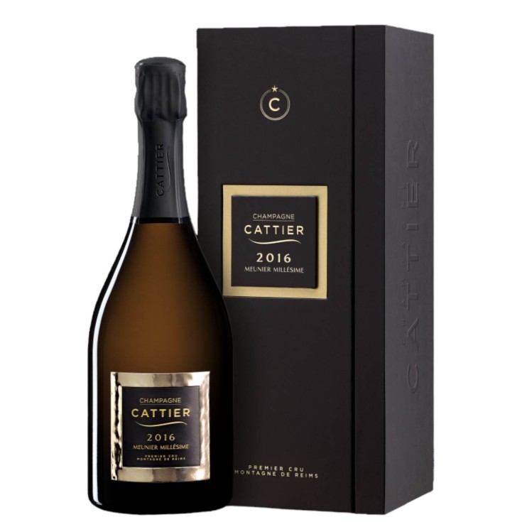 Champagne Cattier Brut Meunier Millsime Premier Cru