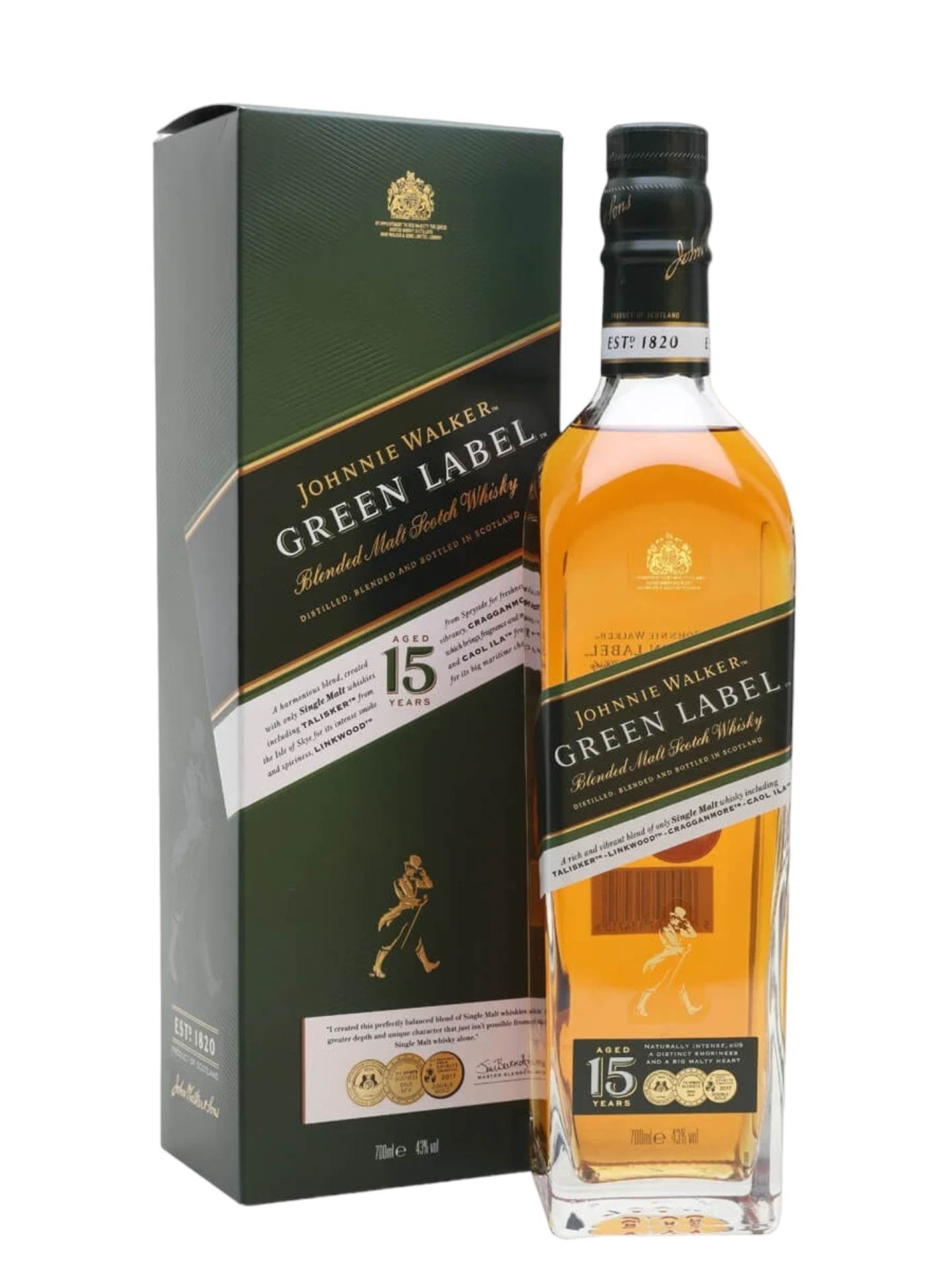 Johnnie Walker Green Label 15 Anos